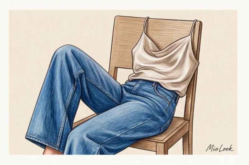 Джинсы и базовый топ: как с помощью деталей создать образ для вечеринки - 7