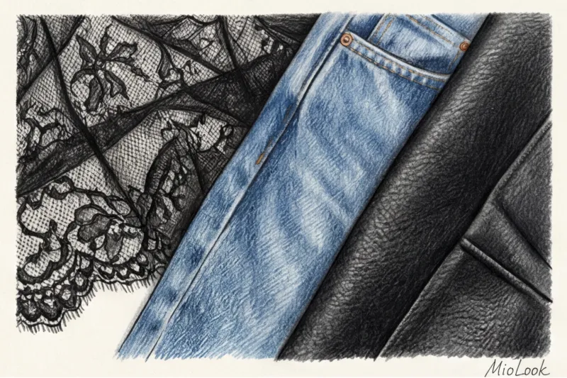 Полупрозрачные фактуры: как носить кружево, сетку и органзу в повседневных луках - 2