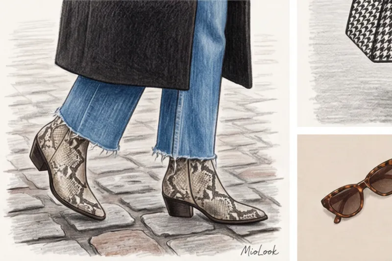 Акцентные аксессуары: как добавить принт в образ с помощью сумок, обуви и платков - 4