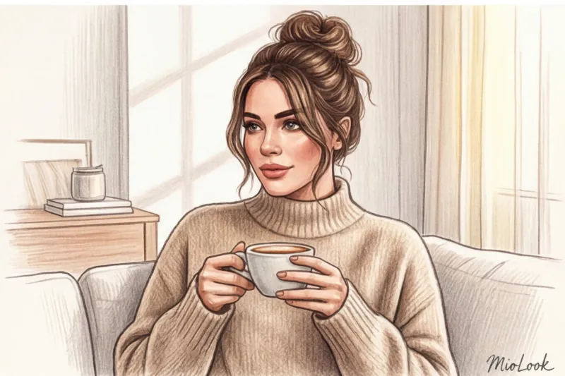 Как сделать идеальный небрежный пучок: 3 быстрых способа - 8