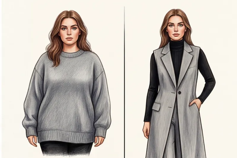 Вязаные и костюмные жилеты: главный элемент многослойного гардероба - 3